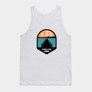 Lake District National Park Logo Badge Design Tank Top